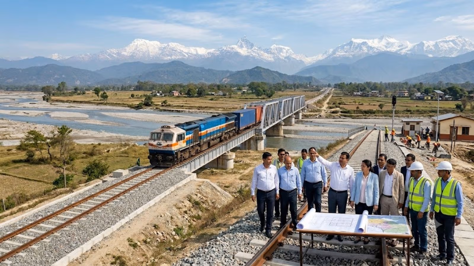 भारत-नेपाल रेल संबंधों में मील का पत्थर: रक्सौल-काठमांडू लिंक और अन्य सीमा-पार परियोजनाओं की प्रगति की समीक्षा